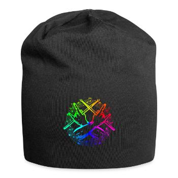 Drums Drums Drumstick Drummer Music Band Rock - Jersey Beanie - black - Front