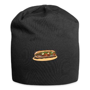 Banh Mi Bánh Mì Geschenke - Jersey-Beanie - Schwarz - Vorne