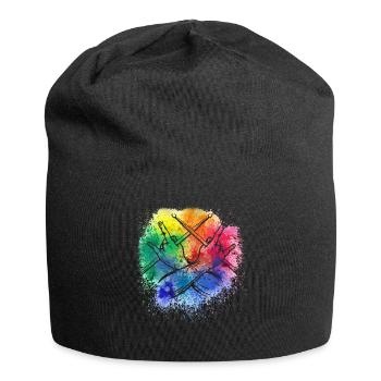 Drums Drums Drumstick Drummer Music Band Rock - Jersey Beanie - black - Front