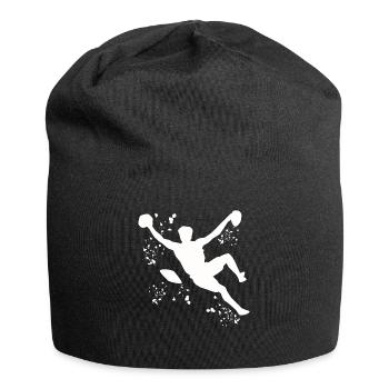 Boulderer Colorsplash Boulder Bouldern - Jersey-Beanie - Schwarz - Vorne