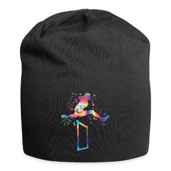 Hurdle Run Obstacle Course Kids Hurdle Run - Jersey Beanie - black - Front