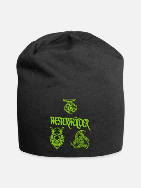 Westerwälder - Jersey-Beanie - Schwarz