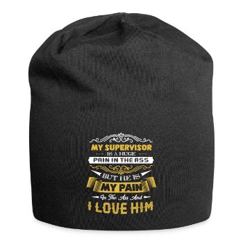 Supervisor I Love My Supervisor - Jersey Beanie - black - Front