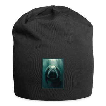 Lamantins Seekuh Lamantin - Bonnet en jersey - noir - Devant