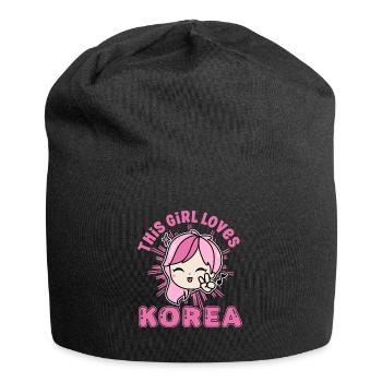 Korean Drama Enthusiast Exclusive Collection Gifts - Jersey-Beanie - Schwarz - Vorne