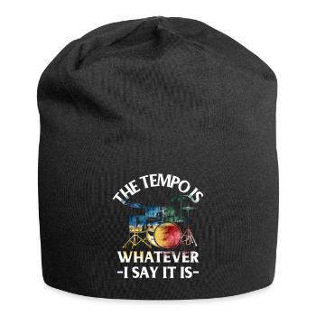 Tambours Baguettes Tambours Batteur Musique Groupe Rock - Bonnet en jersey - noir - Devant