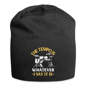 Drums Drums Drumstick Drummer Music Band Rock - Jersey Beanie - black - Front