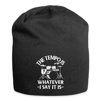 Tambours Tambours Baguette Batteur Musique Groupe Rock - Bonnet en jersey - noir - Devant