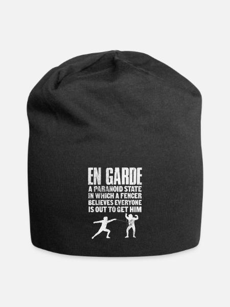 Escrime - Bonnet en jersey - noir