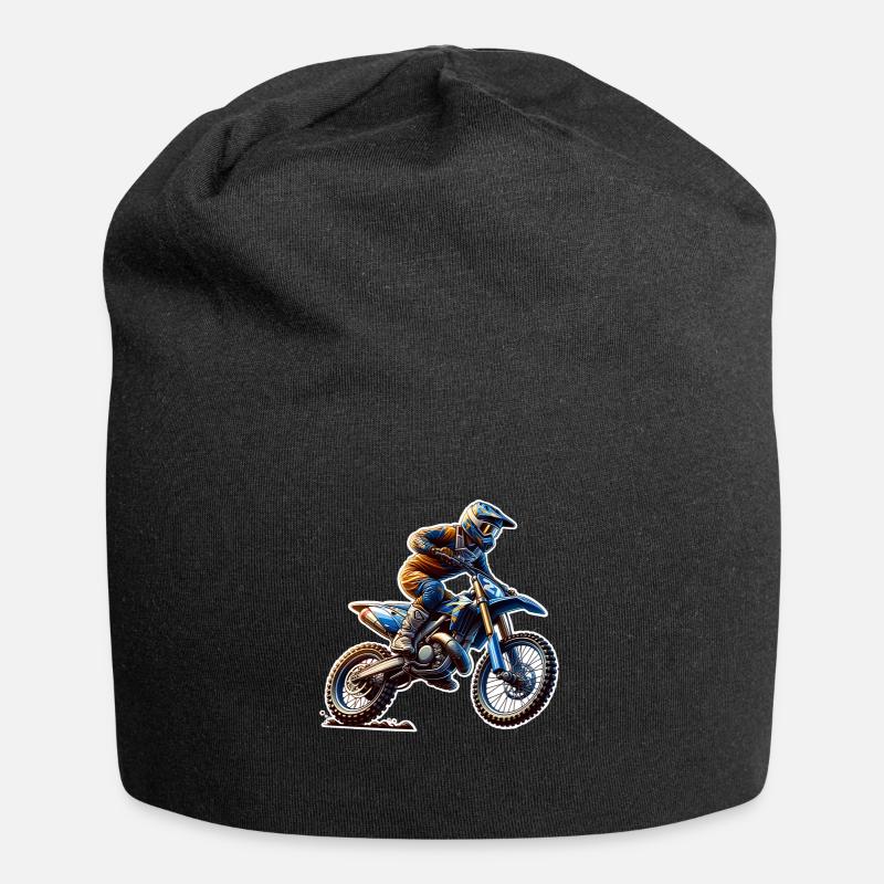 Motocross - Jersey-Beanie - Schwarz