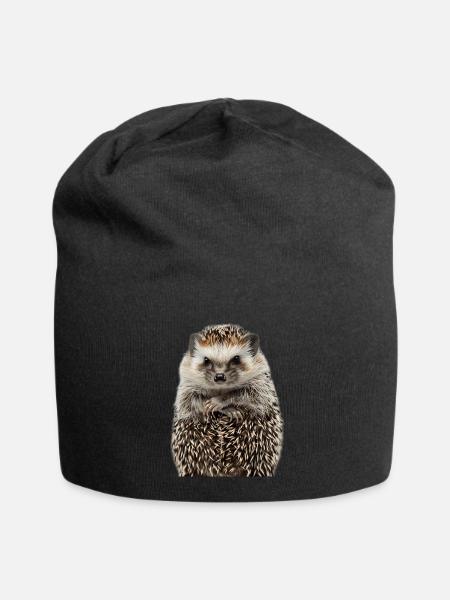 Hérisson - Bonnet en jersey - noir