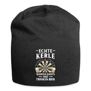 Dart Gift Dartboard Darts Player Bullseye - Jersey Beanie - black - Front