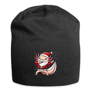 Christmas Axolotl Santa Claus Funnier - Jersey Beanie - black - Front