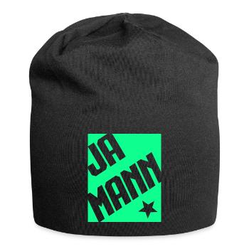 Ja Mann - Jersey-Beanie - Schwarz - Vorne