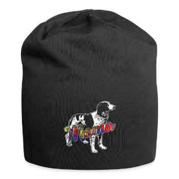 Brittany Spaniel Brittany Spaniel Mama - Jersey Beanie - black - Front