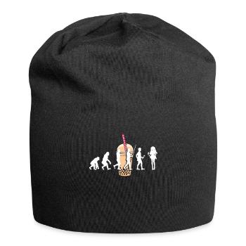 Bubble Tea Boba BubbleTea Kawaii Japan Tea Kpop - Jersey Beanie - black - Front