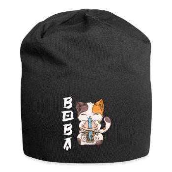 Bubble Tea Boba BubbleTea Kawaii Japan Tea Kpop - Jersey Beanie - black - Front