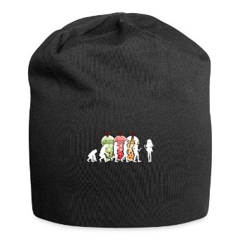 Bubble Tea Boba BubbleTea Kawaii Japan Tea Kpop - Jersey Beanie - black - Front