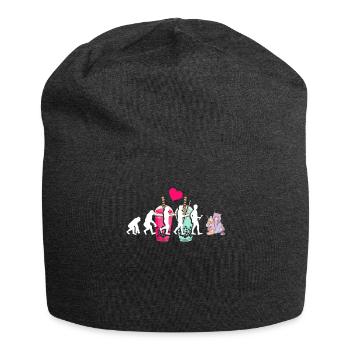 Thé à bulles Boba BubbleTea Kawaii Japan Tea Kpop - Bonnet en jersey - charbon - Devant