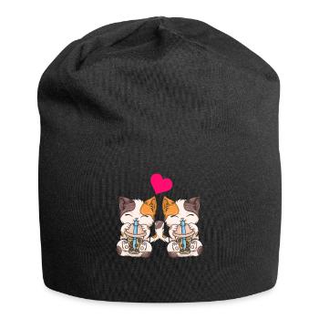 Bubble Tea Boba BubbleTea Kawaii Japan Tea Kpop - Jersey Beanie - black - Front