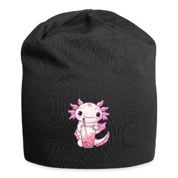 Thé à bulles Boba BubbleTea Kawaii Japan Tea Kpop - Bonnet en jersey - noir - Devant