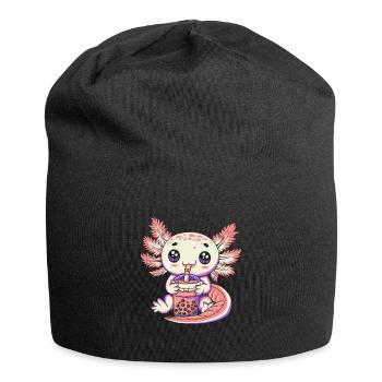 Thé à bulles Boba BubbleTea Kawaii Japan Tea Kpop - Bonnet en jersey - noir - Devant