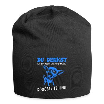 Chien Tshirt Drôle Drôle Humour Sarcasme Bureau - Bonnet en jersey - noir - Devant
