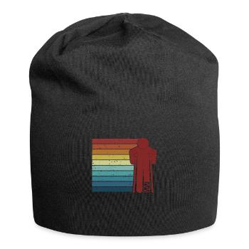 Retro Broken Arm Leg Broken Bone Broken Finger - Jersey Beanie - black - Front