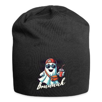 Unheimliches Halloween Gespenst Bruh - Jersey-Beanie - Schwarz - Vorne