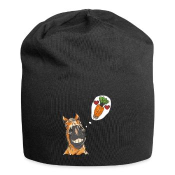 Horse Head Horse Horse Horse Horse Stallion - Jersey Beanie - black - Front