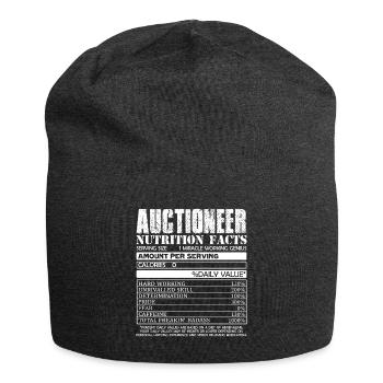 Auctioneer Auctioneer Nutrition Facts - Jersey Beanie - charcoal grey - Front