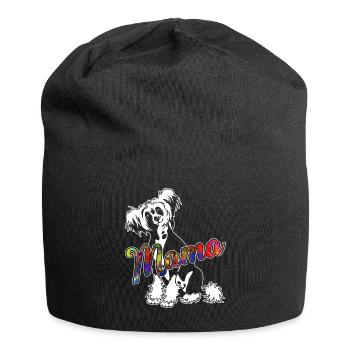 Chinese Crested Chinese Crested Mama - Jersey Beanie - black - Front