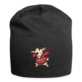 Chèvre de Noël Fermier Chèvre Moche - Bonnet en jersey - noir - Devant
