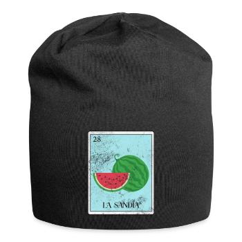 Watermelon - Jersey Beanie - black - Front