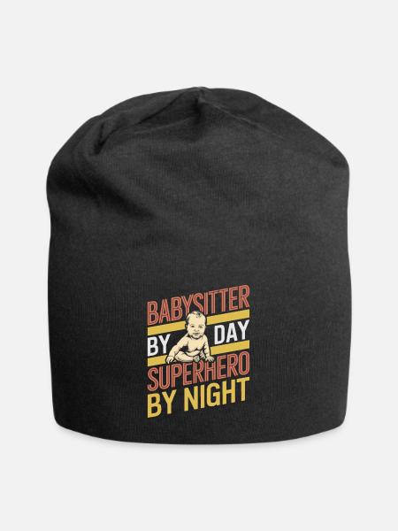 Babysitter - Jersey-Beanie - Schwarz