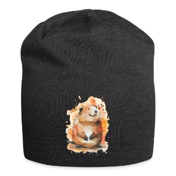 Biber - Jersey-Beanie - Anthrazit - Vorne