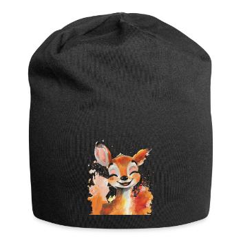 Roe deer - Jersey Beanie - black - Front