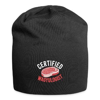 Wagyu Steak - Jersey Beanie - black - Front