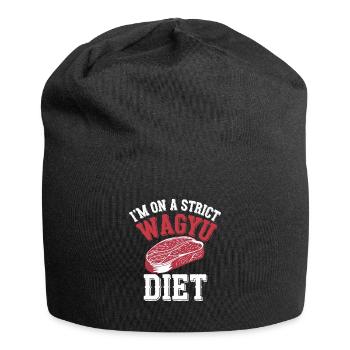 Wagyu Steak - Jersey Beanie - black - Front