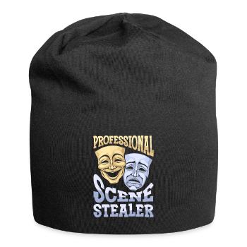 Schauspieler - Jersey-Beanie - Schwarz - Vorne