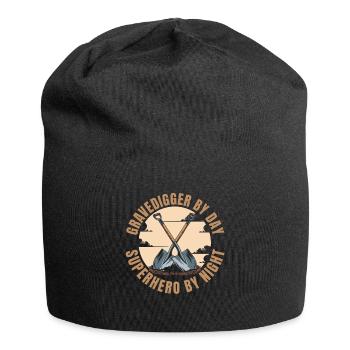Gravedigger Funeral Assistant - Jersey Beanie - black - Front