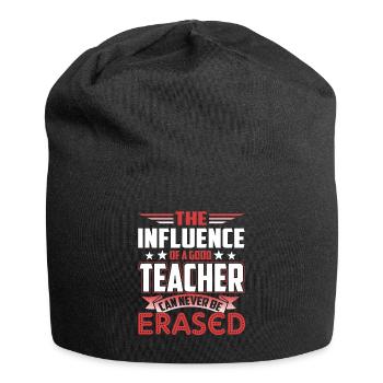 The Influence Of A Good Teacher - Jersey Beanie - black - Front