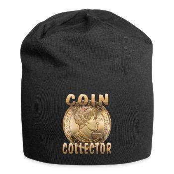 COIN COLLECTOR - Jersey Beanie - black - Front