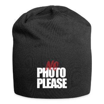 No Photo Please. No photo - Jersey Beanie - black - Front