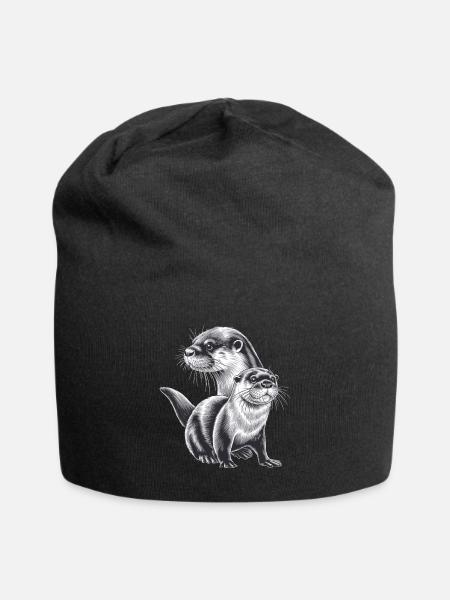 Loutre - Bonnet en jersey - noir