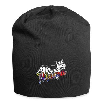 Australian Terrier Australian Terrier Mama - Jersey Beanie - black - Front