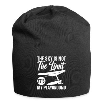 Deltaplane Parapente Deltaplane - Bonnet en jersey - noir - Devant