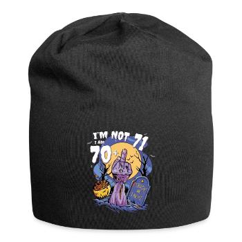 Zombie Finger 71. Geburtstag - Gruseliger Spaß für - Jersey-Beanie - Schwarz - Vorne
