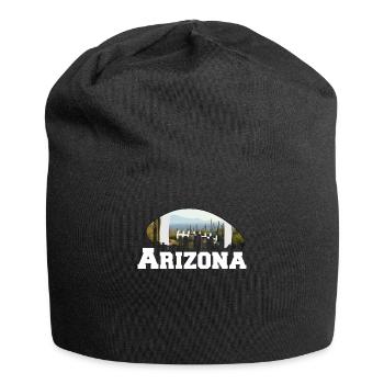 Arizona State Sedona Phoenix Grand Canyon AZ - Jersey Beanie - black - Front