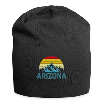 Arizona State Sedona Phoenix Grand Canyon AZ - Jersey Beanie - black - Front